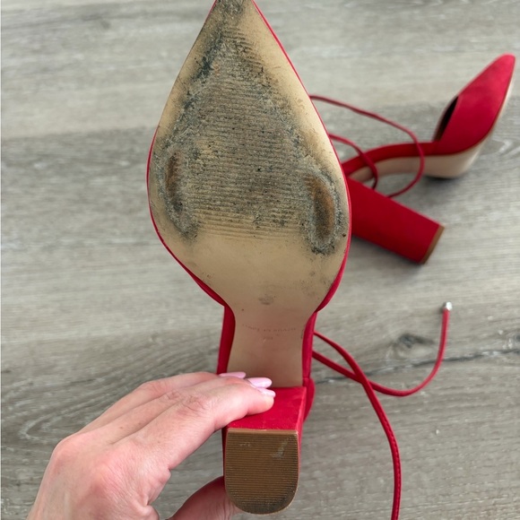 Steve Madden Vibrant Red Women's Heels - Picture 5 of 6